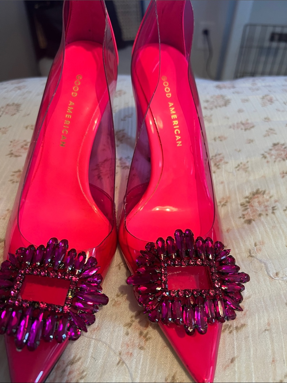 Good American Cinderella heels ๐๐๐๐ - Picture 3 of 9